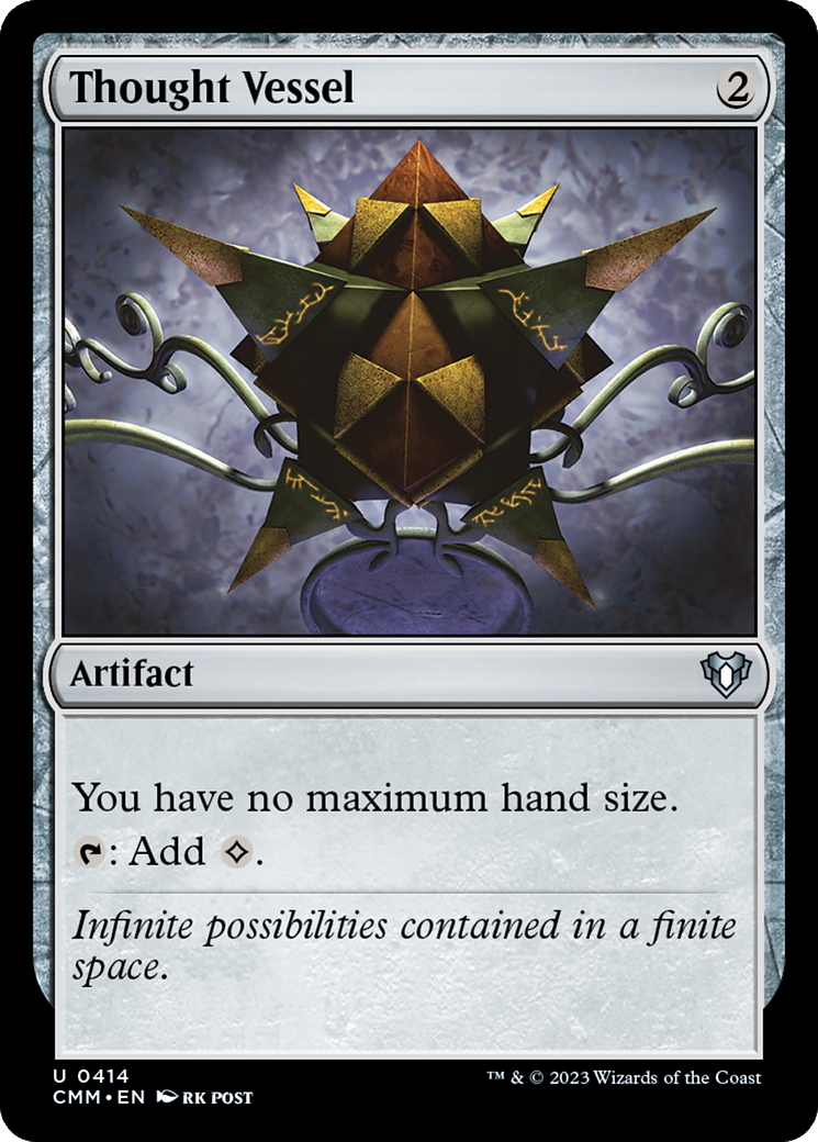 Thought Vessel (414) [Commander Masters] foil - Deck Out Gaming