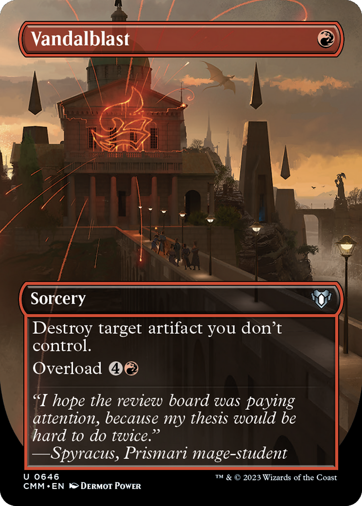 Vandalblast (Borderless) (646) [Commander Masters] foil - Deck Out Gaming