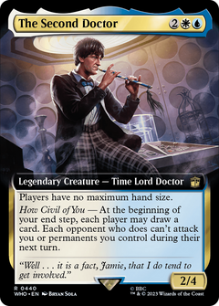 The Second Doctor (Extended Art) (440) [Doctor Who] foil - Deck Out Gaming