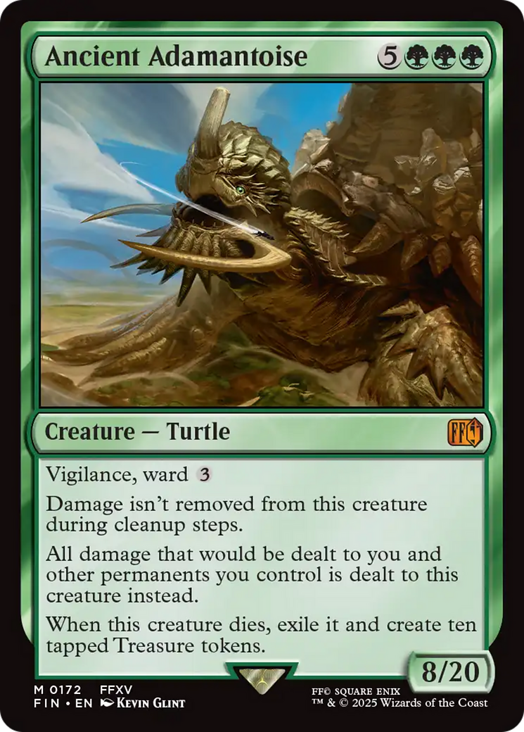 Ancient Adamantoise (172) [FINAL FANTASY] foil - Deck Out Gaming