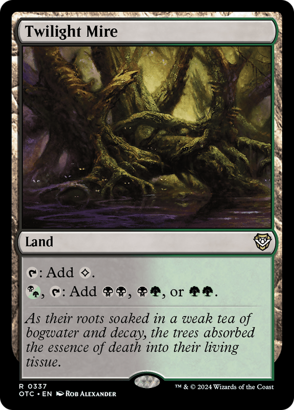 Twilight Mire (337) [Outlaws of Thunder Junction Commander] - Deck Out Gaming