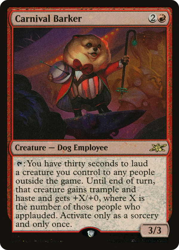 Carnival Barker (Galaxy Foil) (388) [Unfinity] foil - Deck Out Gaming