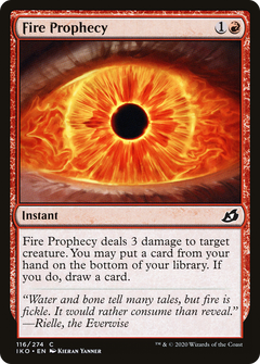 Fire Prophecy (116) [Ikoria: Lair of Behemoths] foil - Deck Out Gaming