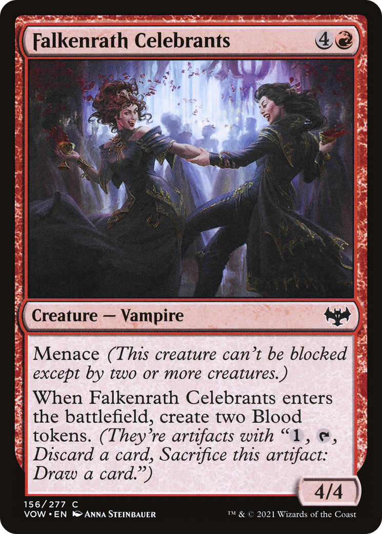 Falkenrath Celebrants (156) [Innistrad: Crimson Vow] foil - Deck Out Gaming