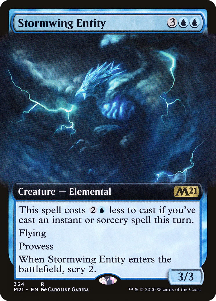 Stormwing Entity (Extended Art) (354) [Core Set 2021] - Deck Out Gaming