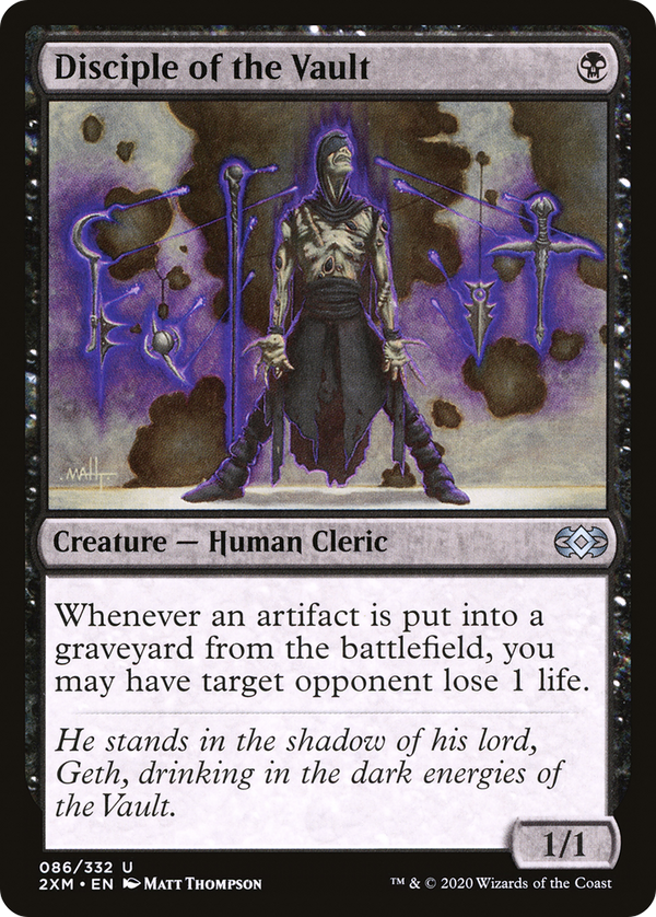 Disciple of the Vault (86) [Double Masters] foil - Deck Out Gaming