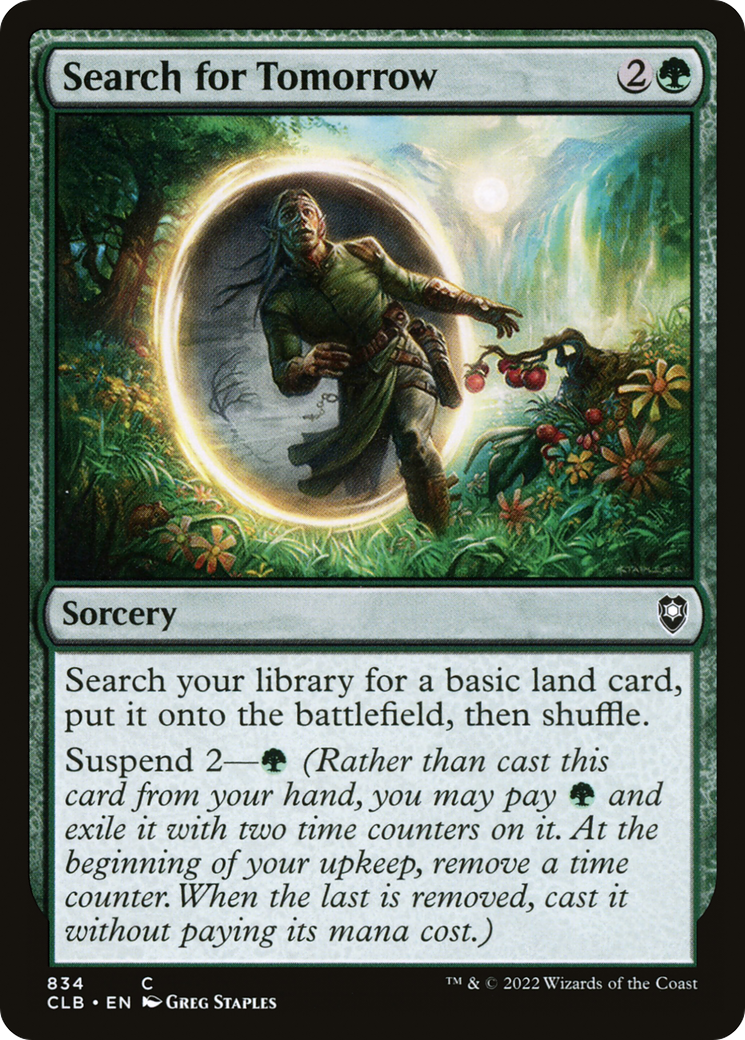 Search for Tomorrow (834) [Commander Legends: Battle for Baldur's Gate] - Deck Out Gaming