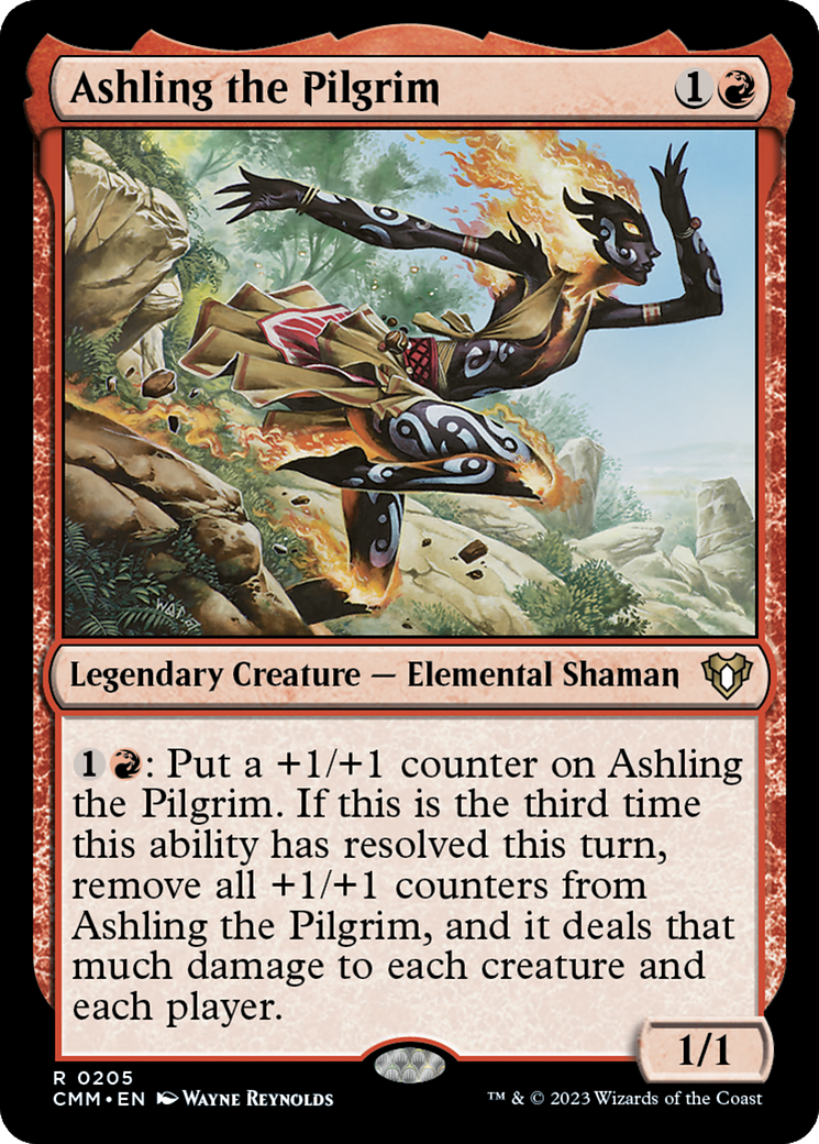 Ashling the Pilgrim (205) [Commander Masters] foil - Deck Out Gaming