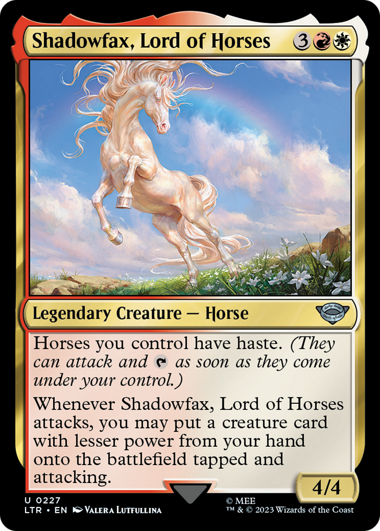 Shadowfax, Lord of Horses (227) [The Lord of the Rings: Tales of Middle-earth] - Deck Out Gaming