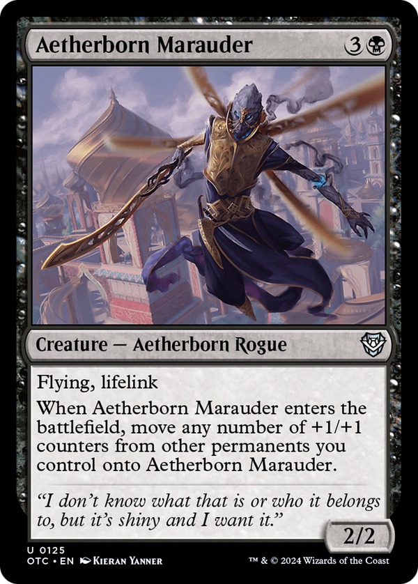 Aetherborn Marauder (125) [Outlaws of Thunder Junction Commander] - Deck Out Gaming