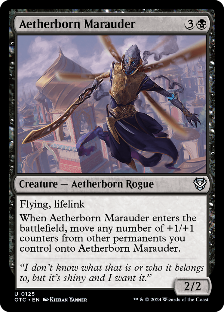 Aetherborn Marauder (125) [Outlaws of Thunder Junction Commander] - Deck Out Gaming