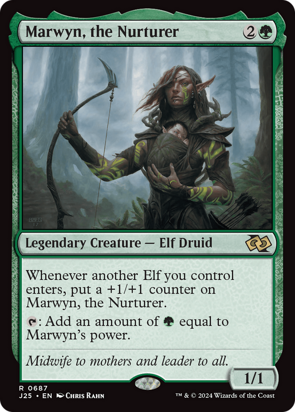 Marwyn, the Nurturer (687) [Foundations Jumpstart] - Deck Out Gaming