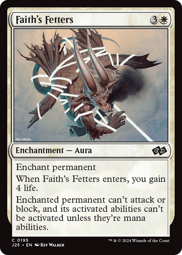 Faith's Fetters (195) [Foundations Jumpstart] - Deck Out Gaming