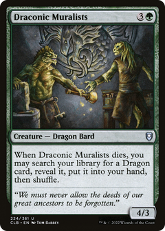 Draconic Muralists (224) [Commander Legends: Battle for Baldur's Gate] - Deck Out Gaming