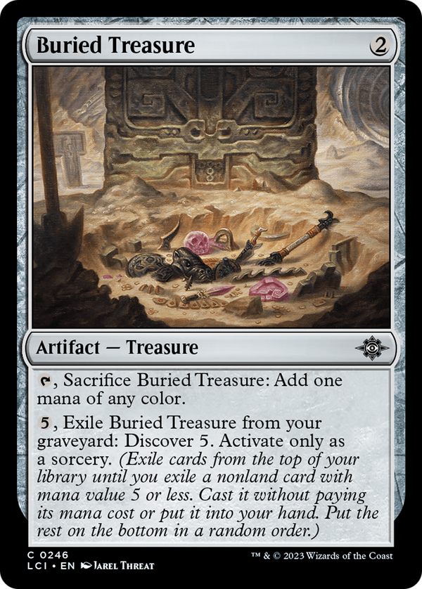 Buried Treasure (246) [The Lost Caverns of Ixalan] foil - Deck Out Gaming