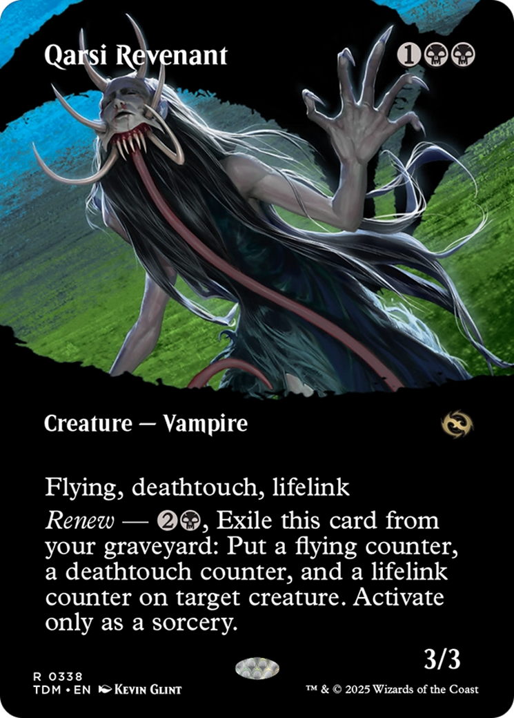 Qarsi Revenant (Borderless) (338) [Tarkir: Dragonstorm] foil - Deck Out Gaming