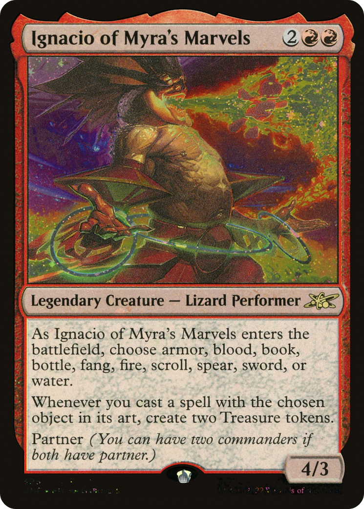 Ignacio of Myra's Marvels (Galaxy Foil) (398) [Unfinity] foil - Deck Out Gaming