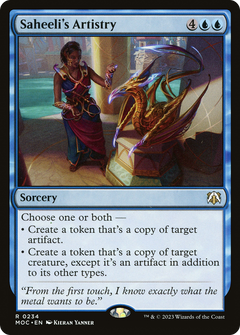 Saheeli's Artistry (234) [March of the Machine Commander] - Deck Out Gaming