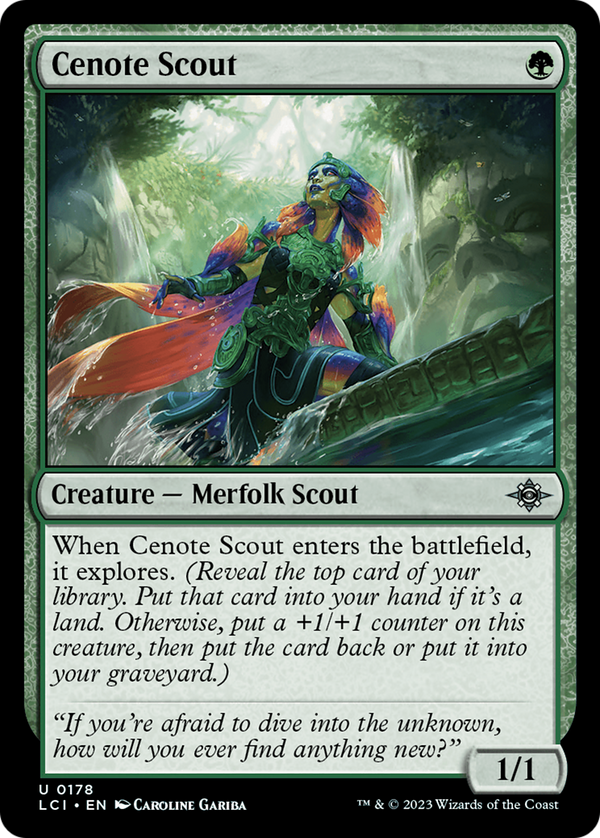 Cenote Scout (178) [The Lost Caverns of Ixalan] foil - Deck Out Gaming