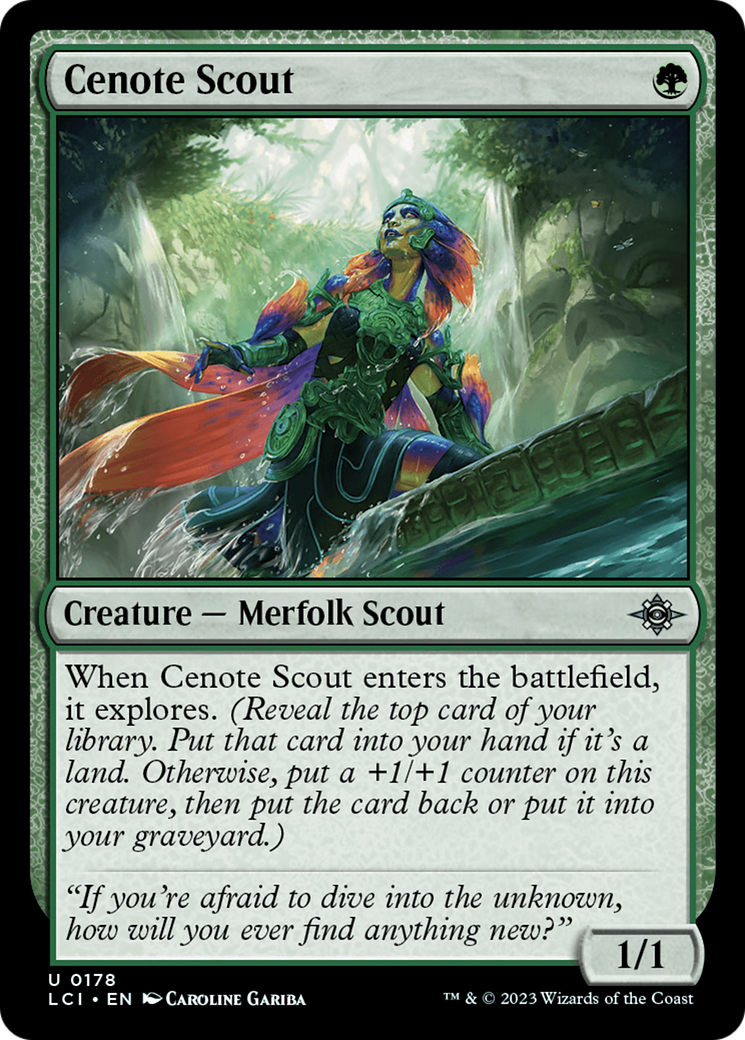 Cenote Scout (178) [The Lost Caverns of Ixalan] foil - Deck Out Gaming
