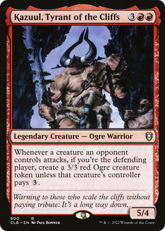 Kazuul, Tyrant of the Cliffs (800) [Commander Legends: Battle for Baldur's Gate] - Deck Out Gaming