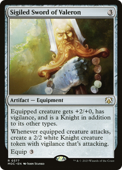 Sigiled Sword of Valeron (377) [March of the Machine Commander] - Deck Out Gaming