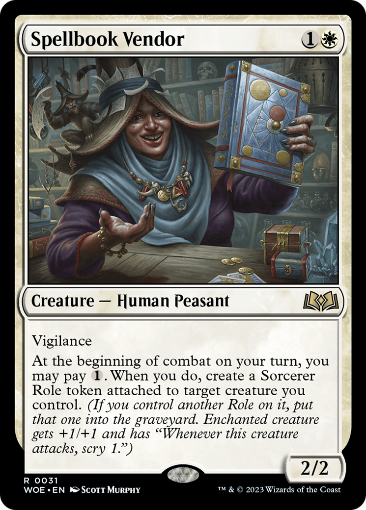 Spellbook Vendor (31) [Wilds of Eldraine] - Deck Out Gaming