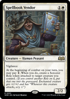 Spellbook Vendor (31) [Wilds of Eldraine] foil - Deck Out Gaming