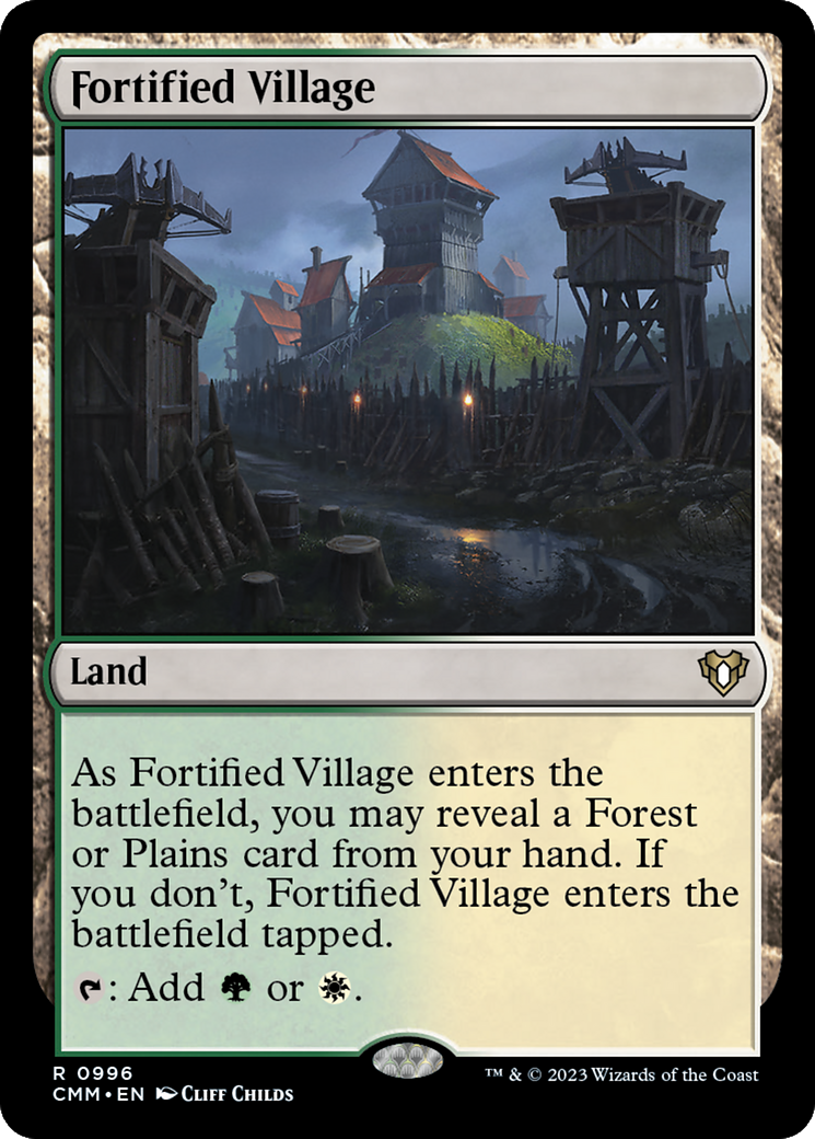 Fortified Village (996) [Commander Masters] - Deck Out Gaming