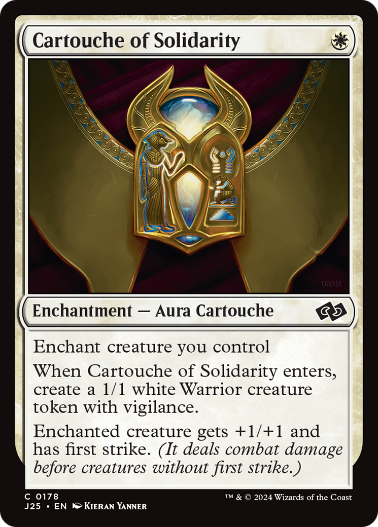 Cartouche of Solidarity (178) [Foundations Jumpstart] - Deck Out Gaming