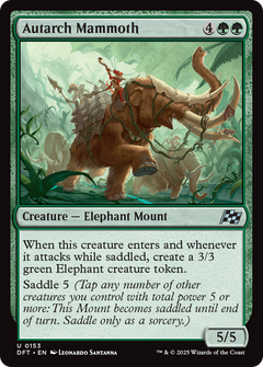 Autarch Mammoth (153) [Aetherdrift] foil - Deck Out Gaming