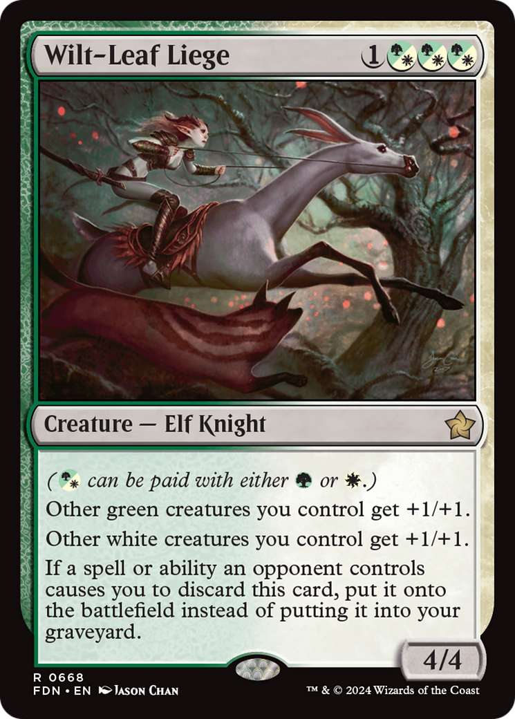 Wilt-Leaf Liege (668) [Foundations] - Deck Out Gaming