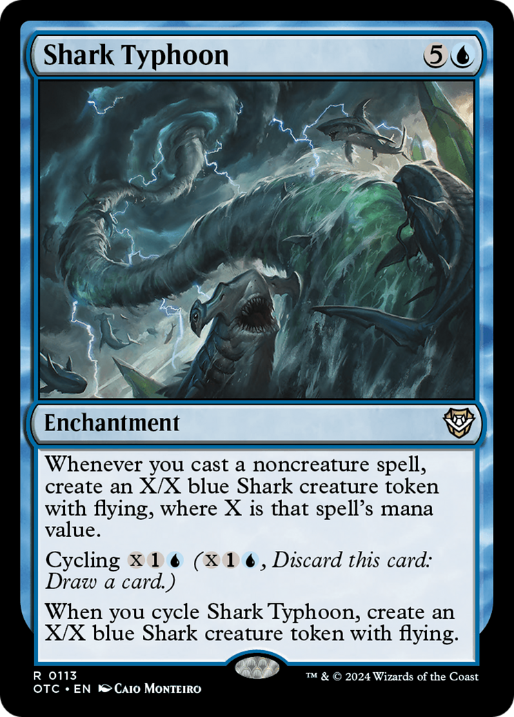 Shark Typhoon (113) [Outlaws of Thunder Junction Commander] - Deck Out Gaming