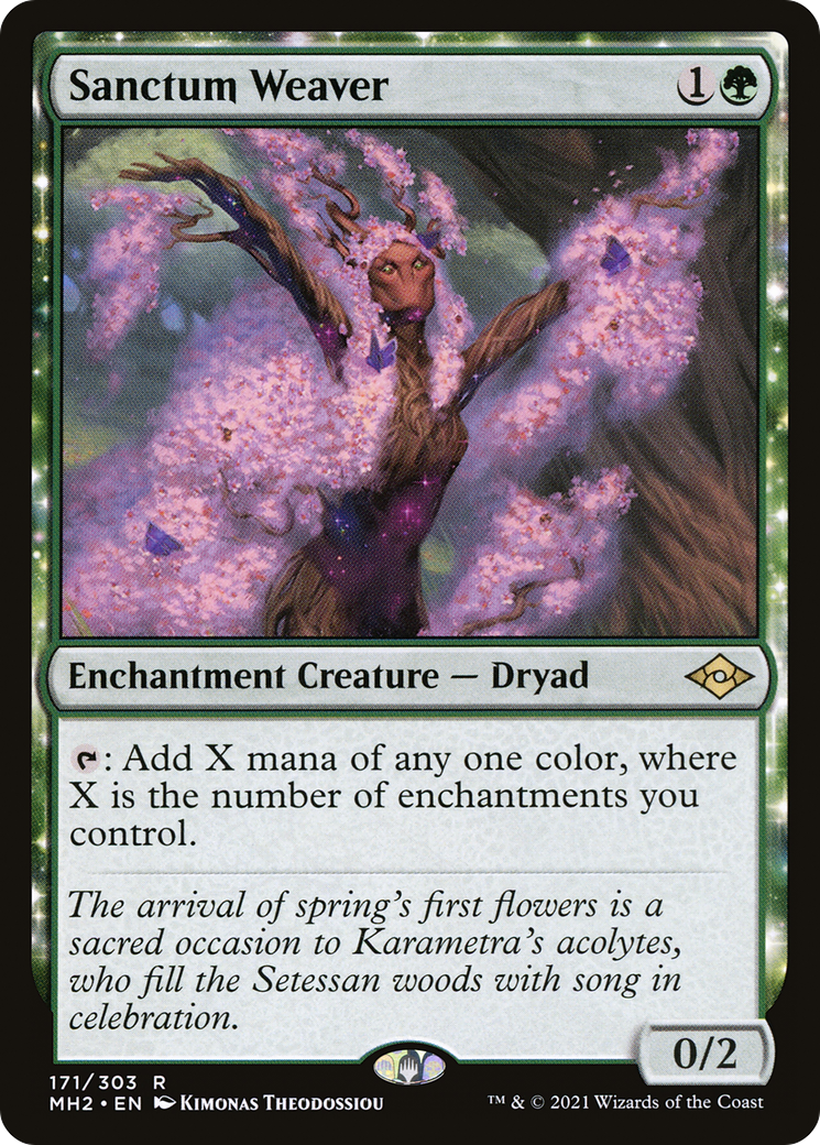 Sanctum Weaver (171) [Modern Horizons 2] foil - Deck Out Gaming