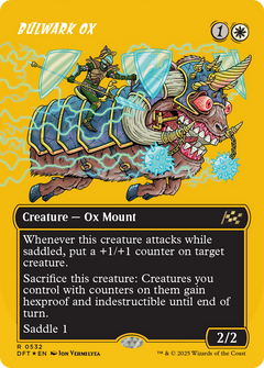 Bulwark Ox (Borderless) (First-Place Foil) (532) [Aetherdrift] foil - Deck Out Gaming