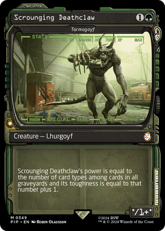 Scrounging Deathclaw - Tarmogoyf (Showcase) (349) [Fallout] foil - Deck Out Gaming