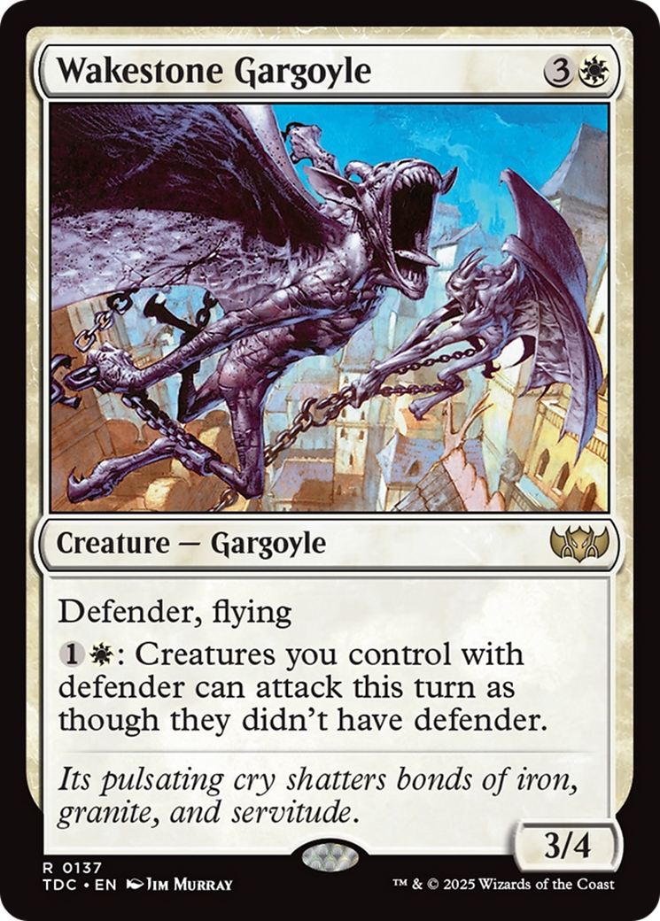 Wakestone Gargoyle (137) [Commander: Tarkir: Dragonstorm] - Deck Out Gaming