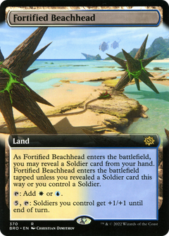 Fortified Beachhead (Extended Art) (370) [The Brothers' War] foil - Deck Out Gaming