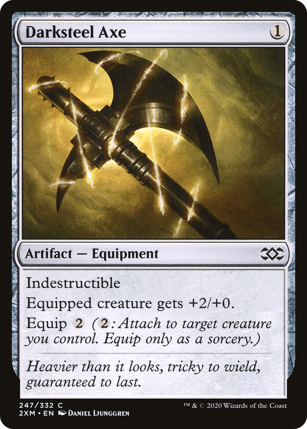 Darksteel Axe (247) [Double Masters] - Deck Out Gaming
