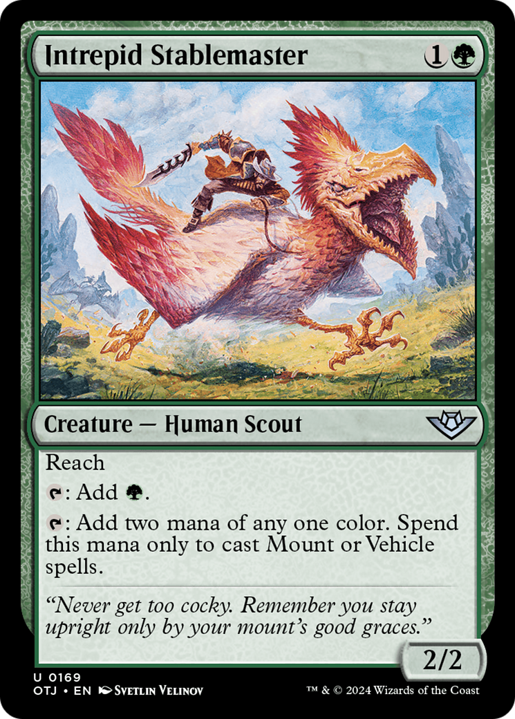 Intrepid Stablemaster (169) [Outlaws of Thunder Junction] foil - Deck Out Gaming