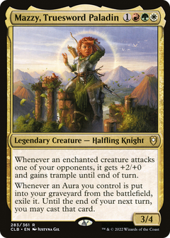 Mazzy, Truesword Paladin (283) [Commander Legends: Battle for Baldur's Gate] foil - Deck Out Gaming