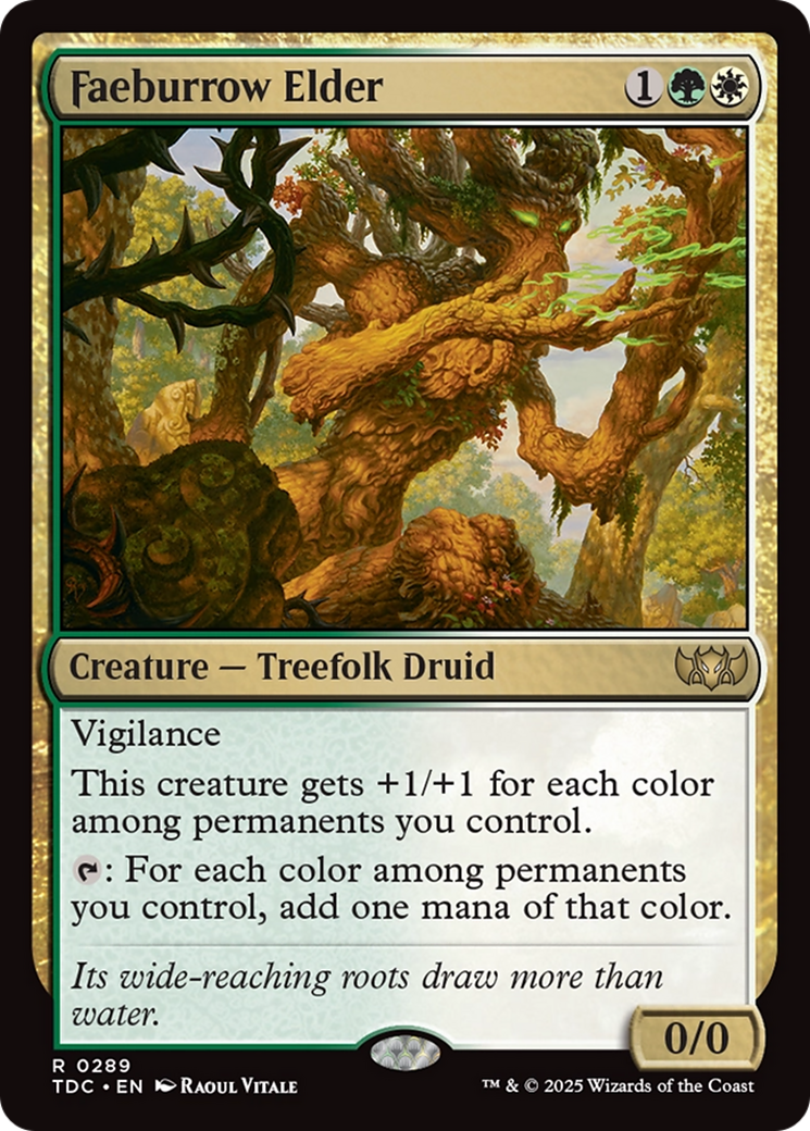 Faeburrow Elder (289) [Commander: Tarkir: Dragonstorm] - Deck Out Gaming