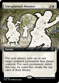 Unexplained Absence (Extended Art) (328) [Murders at Karlov Manor Commander] - Deck Out Gaming