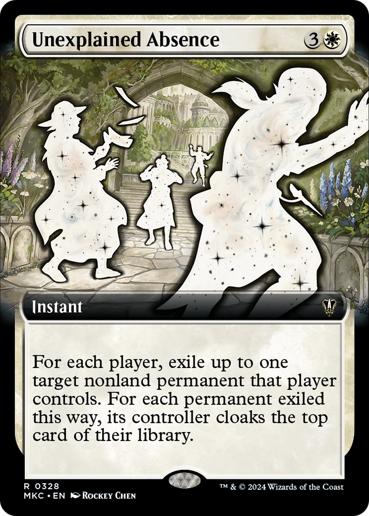 Unexplained Absence (Extended Art) (328) [Murders at Karlov Manor Commander] - Deck Out Gaming