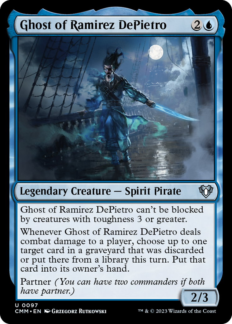 Ghost of Ramirez DePietro (97) [Commander Masters] foil - Deck Out Gaming