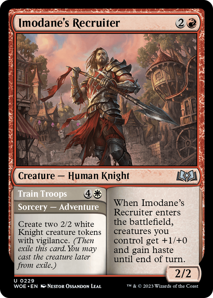 Imodane's Recruiter (229) [Wilds of Eldraine] foil - Deck Out Gaming