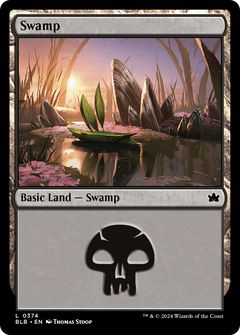 Swamp (0374) (374) [Bloomburrow] foil - Deck Out Gaming