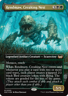 Rendmaw, Creaking Nest (Borderless) (5) [Duskmourn: House of Horror Commander] - Deck Out Gaming