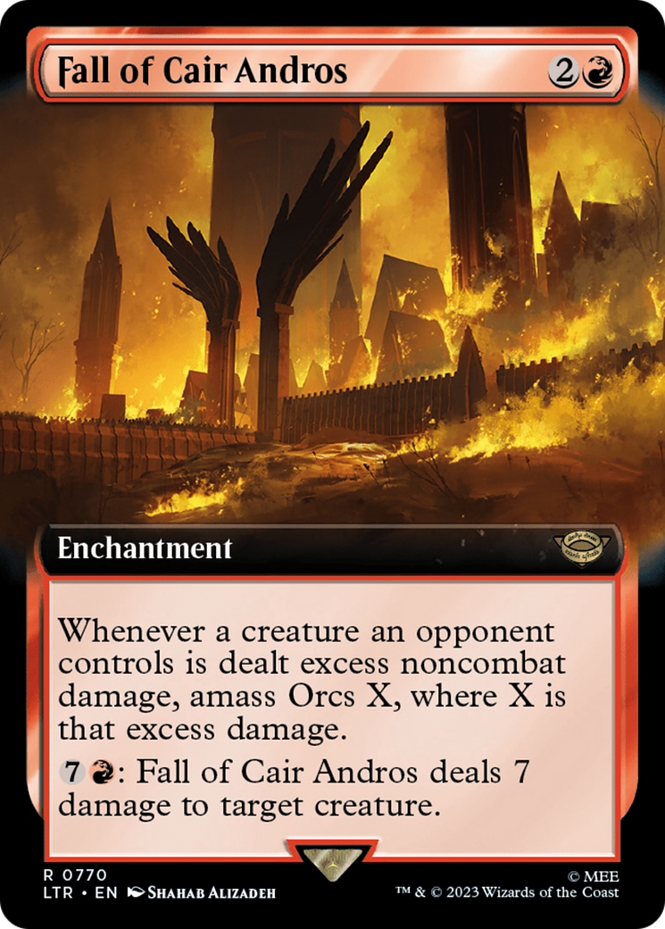 Fall of Cair Andros (Extended Art) (Surge Foil) (770) [The Lord of the Rings: Tales of Middle-earth] foil - Deck Out Gaming