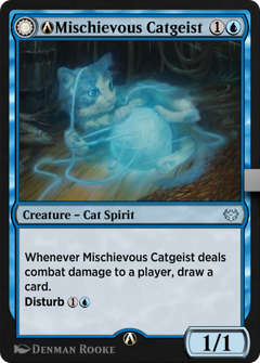 A-Mischievous Catgeist // A-Catlike Curiosity (A-69) [Innistrad: Crimson Vow] - Deck Out Gaming